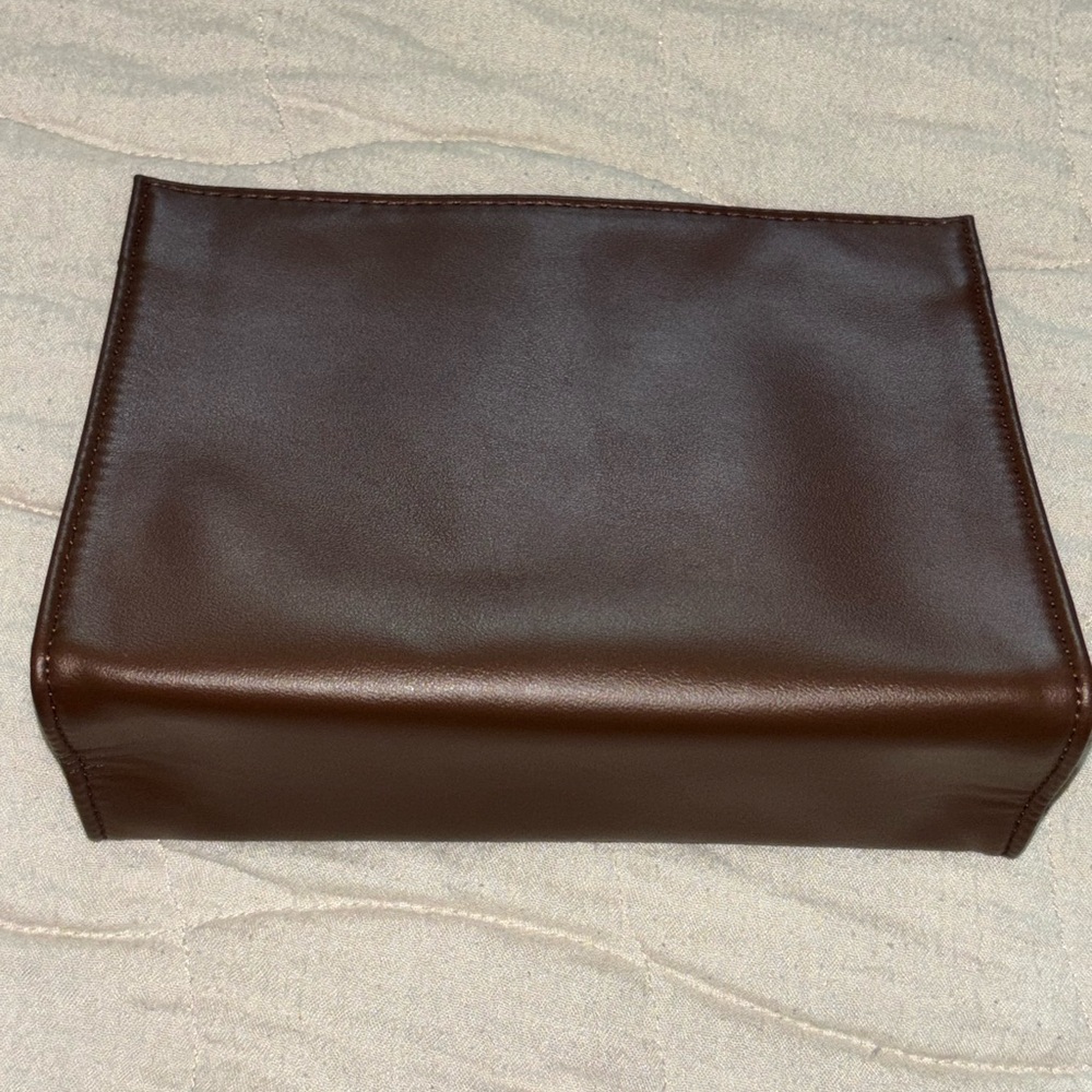 Yves Saint Laurent Brown Cosmetic Bag - Picture 2 of 3